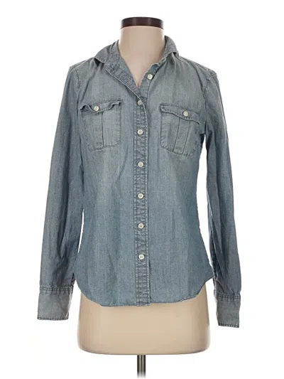 Pre-owned J.crew Factory Store Denim Jacket In Blue