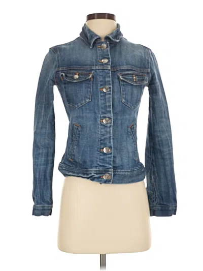 Pre-owned J.crew Factory Store Denim Jacket In Blue