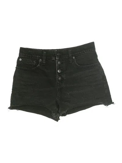 Pre-owned J.crew Factory Store Denim Shorts In Black