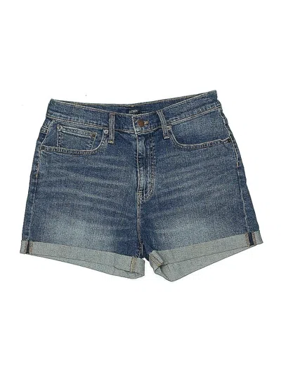 Pre-owned J.crew Factory Store Denim Shorts In Blue