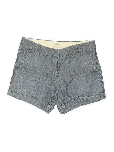 Pre-owned J.crew Factory Store Denim Shorts In Blue