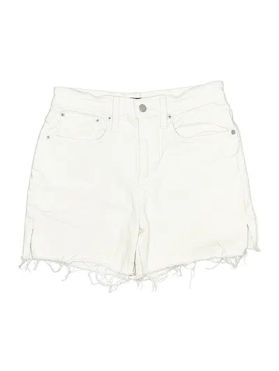 Pre-owned J.crew Factory Store Denim Shorts In White