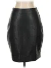 J.crew Factory Store Faux Leather Skirt In Black