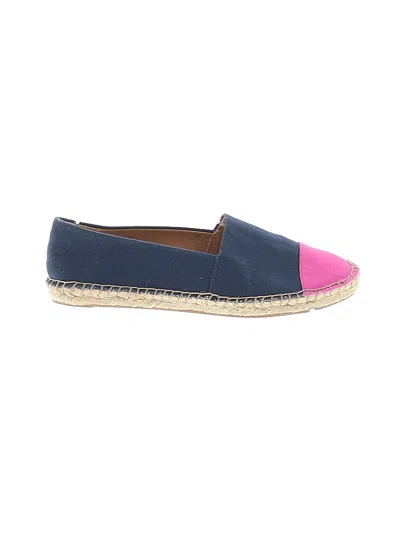 Pre-owned J.crew Factory Store Flats In Blue