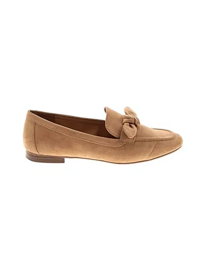 Pre-owned J.crew Factory Store Flats In Tan