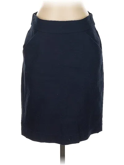 Pre-owned J.crew Factory Store Formal Skirt In Blue