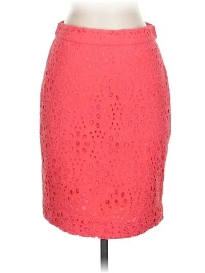 Pre-owned J.crew Factory Store Formal Skirt In Pink