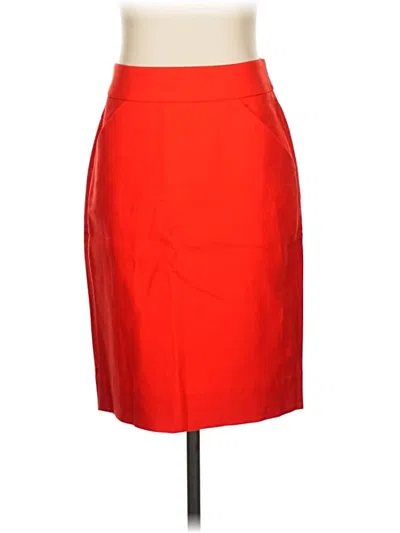 J.crew Factory Store Formal Skirt In Red
