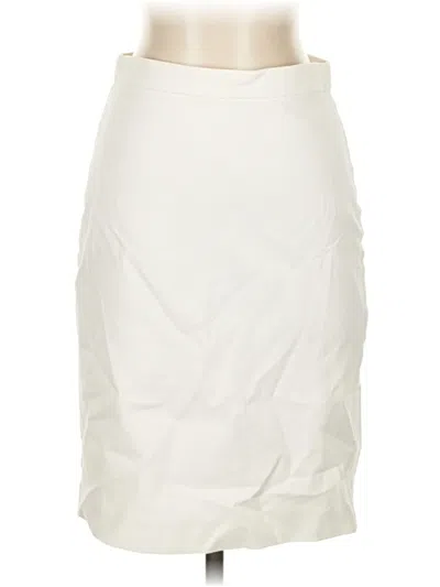 Pre-owned J.crew Factory Store Formal Skirt In White