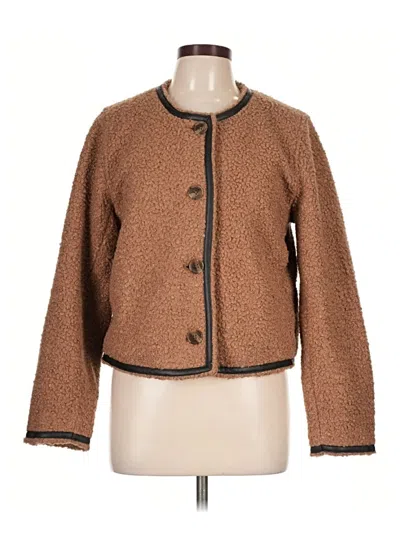 Pre-owned J.crew Factory Store Jacket In Brown