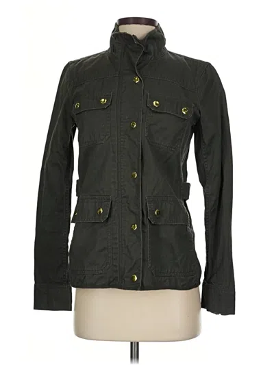 Pre-owned J.crew Factory Store Jacket In Green