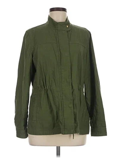 Pre-owned J.crew Factory Store Jacket In Green