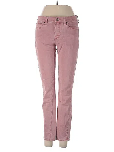 Pre-owned J.crew Factory Store Jeans In Pink
