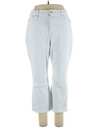 Pre-owned J.crew Factory Store Jeans In Silver
