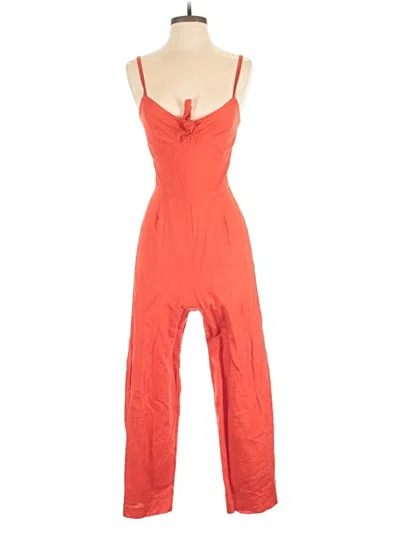 Pre-owned J.crew Factory Store Jumpsuit In Red