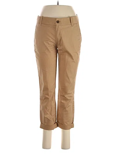 Pre-owned J.crew Factory Store Khaki Pant In Tan