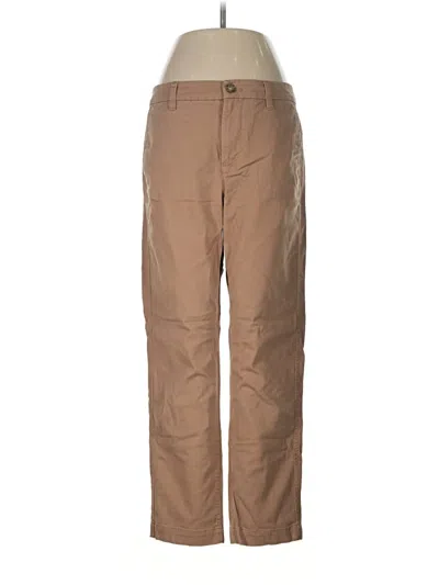 Pre-owned J.crew Factory Store Khaki Pant In Tan
