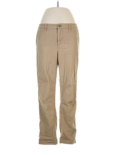 Pre-owned J.crew Factory Store Khaki Pant In Tan