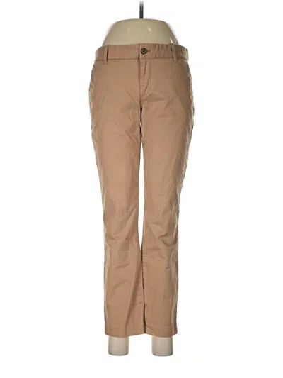 Pre-owned J.crew Factory Store Khaki Pant In Tan