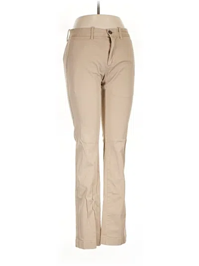 Pre-owned J.crew Factory Store Khaki Pant In Tan