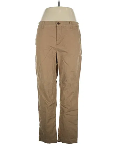 Pre-owned J.crew Factory Store Khaki Pant In Tan