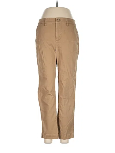 Pre-owned J.crew Factory Store Khaki Pant In Tan