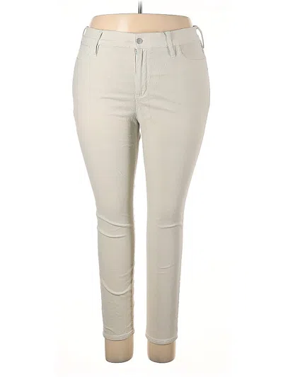 Pre-owned J.crew Factory Store Khaki Pant In White