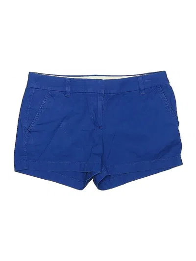 Pre-owned J.crew Factory Store Khaki Shorts In Blue
