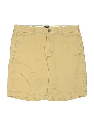 Pre-owned J.crew Factory Store Khaki Shorts In Brown