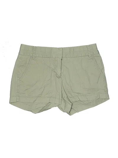 Pre-owned J.crew Factory Store Khaki Shorts In Green