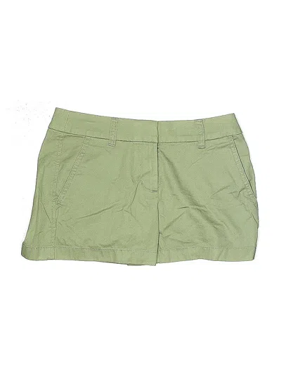 Pre-owned J.crew Factory Store Khaki Shorts In Green