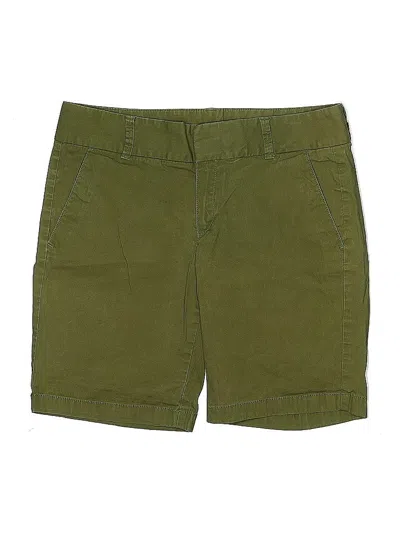 Pre-owned J.crew Factory Store Khaki Shorts In Green