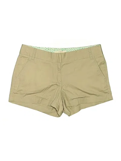 Pre-owned J.crew Factory Store Khaki Shorts In Green