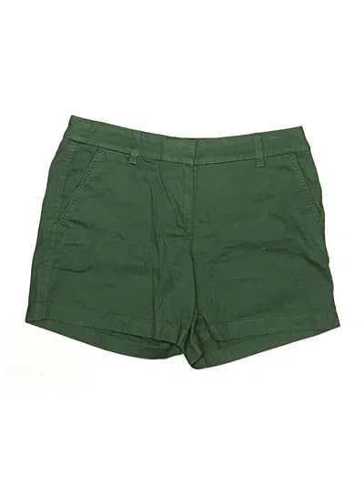 J.crew Factory Store Khaki Shorts In Green