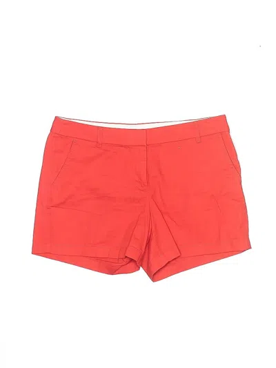 Pre-owned J.crew Factory Store Khaki Shorts In Red