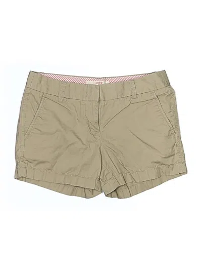 Pre-owned J.crew Factory Store Khaki Shorts In Tan