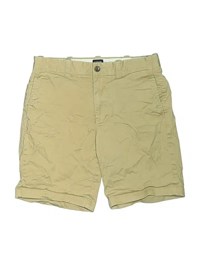 Pre-owned J.crew Factory Store Khaki Shorts In Tan