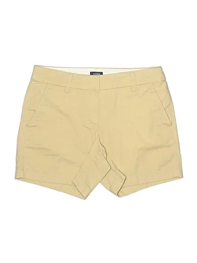 Pre-owned J.crew Factory Store Khaki Shorts In Tan