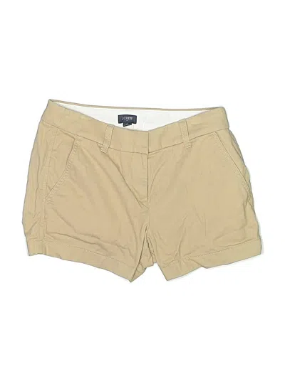 Pre-owned J.crew Factory Store Khaki Shorts In Tan