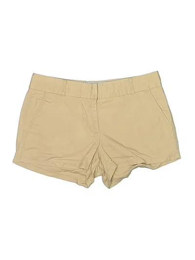 Pre-owned J.crew Factory Store Khaki Shorts In Tan