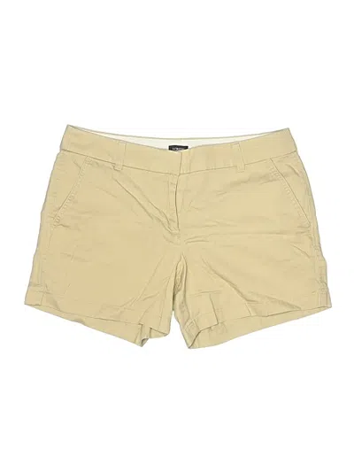 Pre-owned J.crew Factory Store Khaki Shorts In Tan