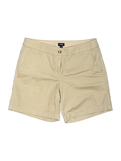 Pre-owned J.crew Factory Store Khaki Shorts In Tan