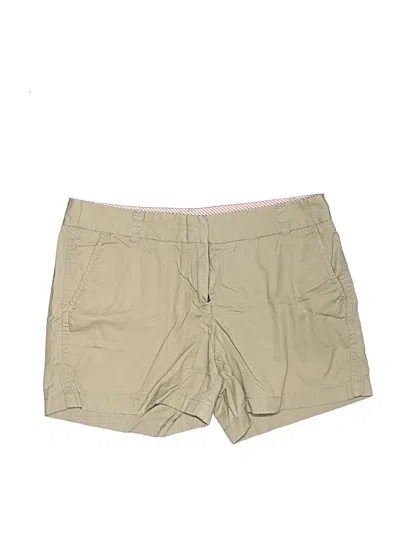 Pre-owned J.crew Factory Store Khaki Shorts In Tan