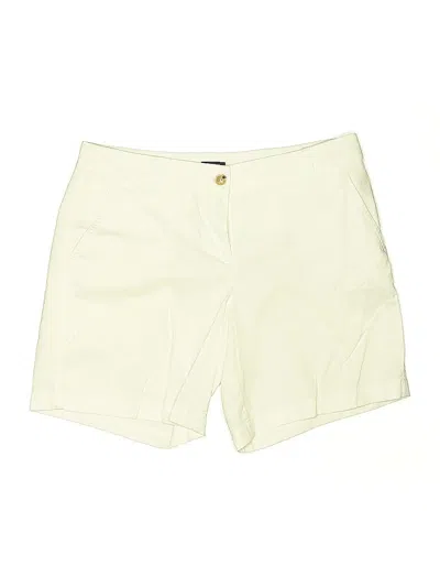 Pre-owned J.crew Factory Store Khaki Shorts In White