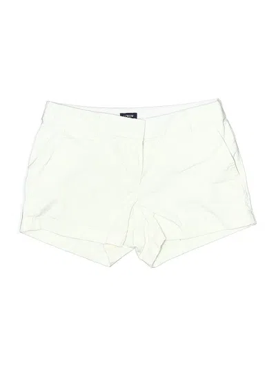 Pre-owned J.crew Factory Store Khaki Shorts In White