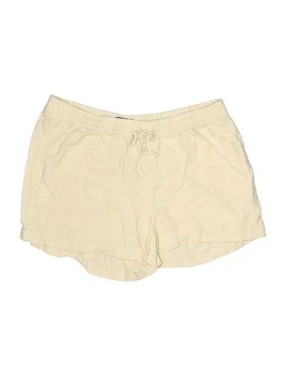 Pre-owned J.crew Factory Store Khaki Shorts In White