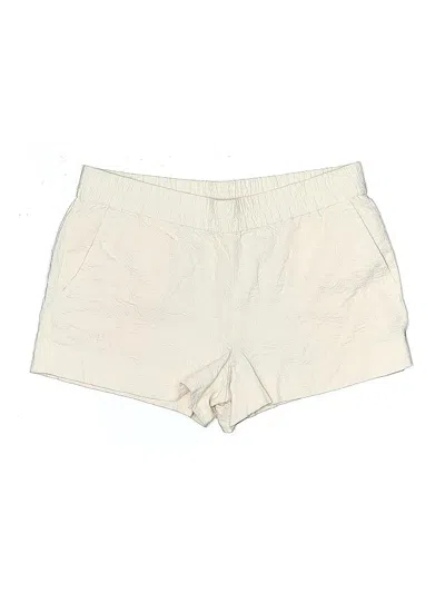 Pre-owned J.crew Factory Store Khaki Shorts In White