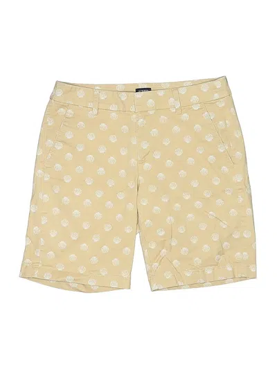 Pre-owned J.crew Factory Store Khaki Shorts In Yellow