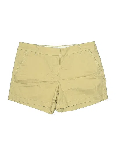 Pre-owned J.crew Factory Store Khaki Shorts In Yellow