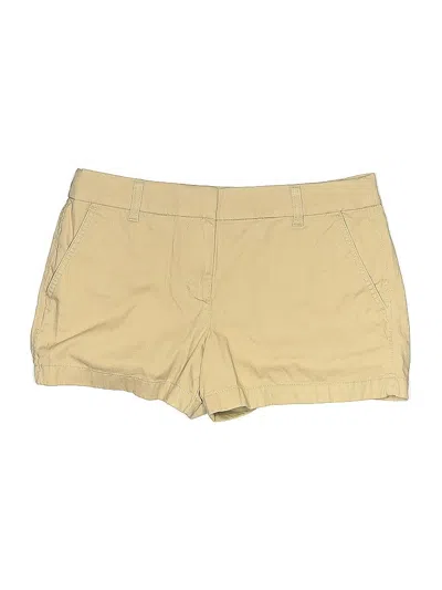 Pre-owned J.crew Factory Store Khaki Shorts In Yellow